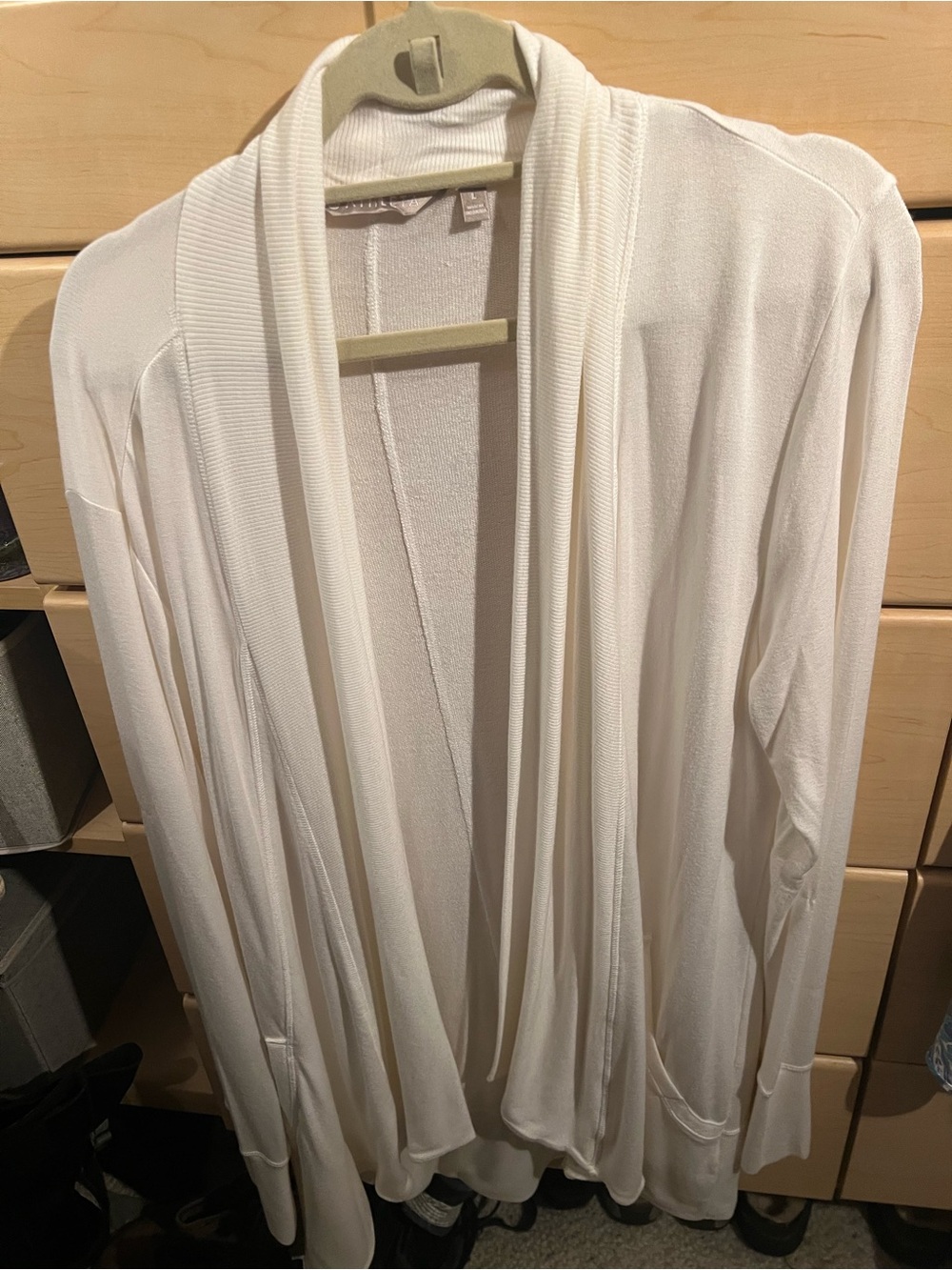 Athlete Women's Open-Front white Cardigan